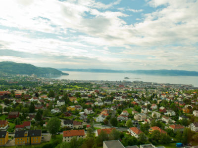 View of the city Trondheim