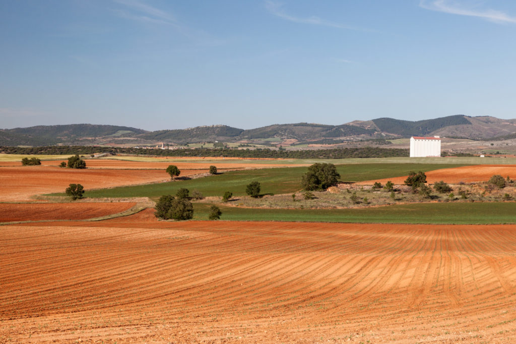 Rural landscape in Aragon, Spain